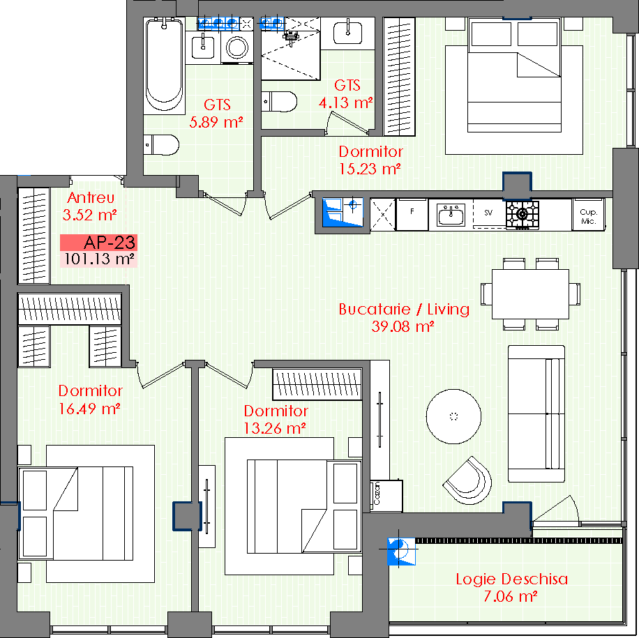 Apartament 23